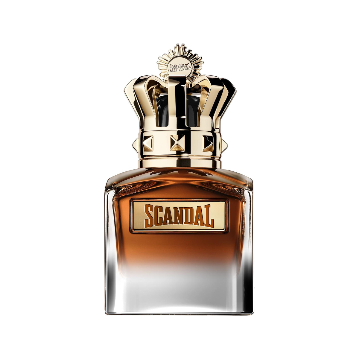 Jean Paul Gaultier Scandal pour Homme Elixir — somente o frasco em fundo branco