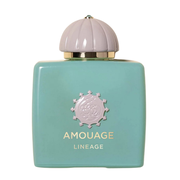 Amouage Lineage — somente o frasco em fundo branco