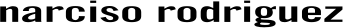 Logo da marca NARCISO RODRÍGUEZ